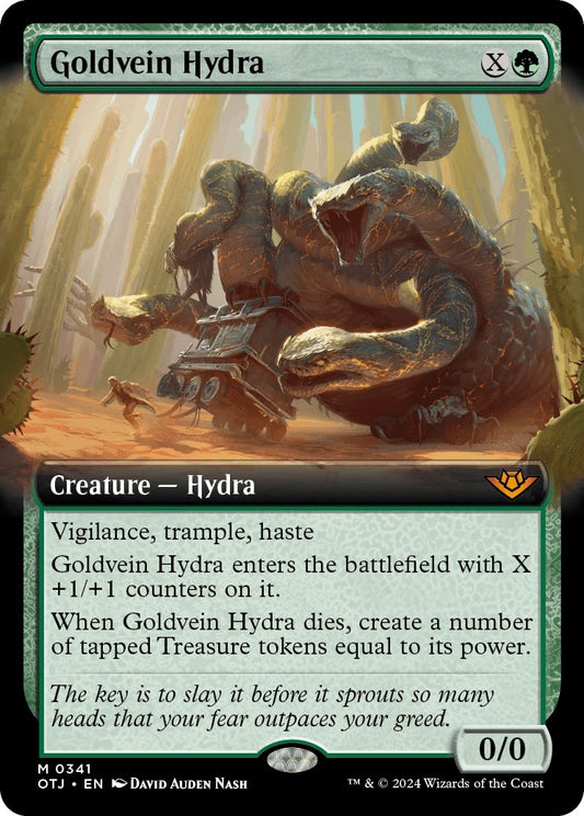 Goldvein Hydra (Extended Art) (341) (OTJ)