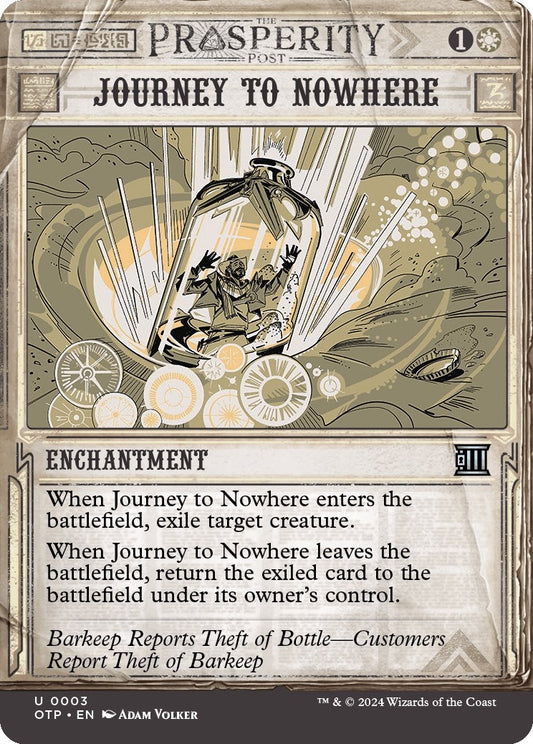 Journey to Nowhere (3) (OTP)