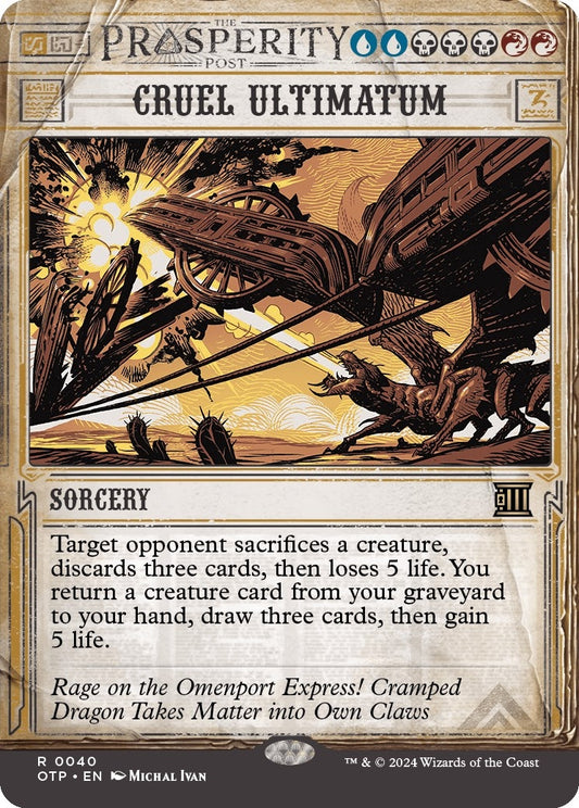 Cruel Ultimatum (40) (OTP)