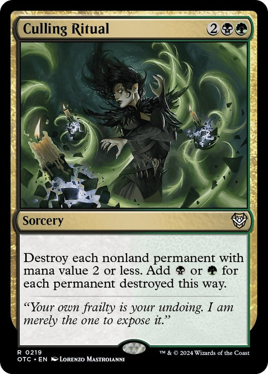 Culling Ritual (219) (OTC)
