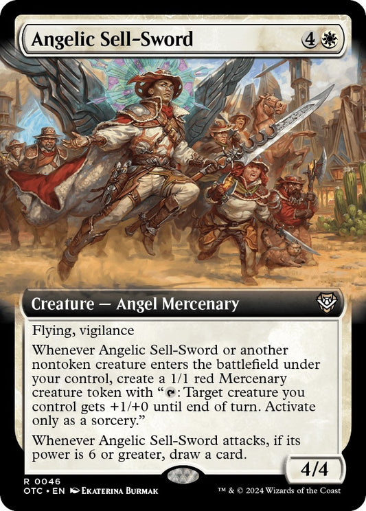 Angelic Sell-Sword (Extended Art) (46) (OTC)