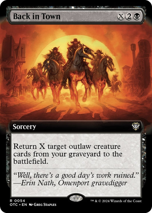 Back in Town (Extended Art) (54) (OTC)