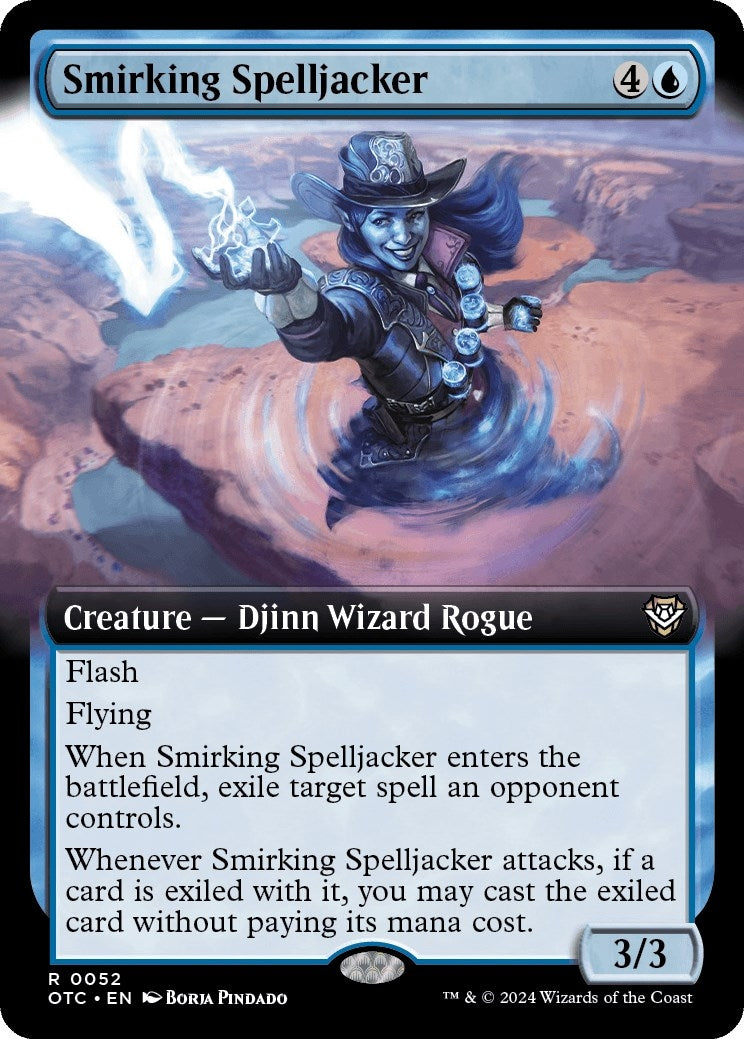 Smirking Spelljacker (Extended Art) (52) (OTC)