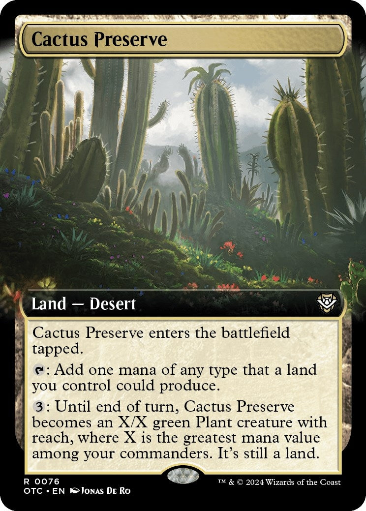 Cactus Preserve (Extended Art) (76) (OTC)