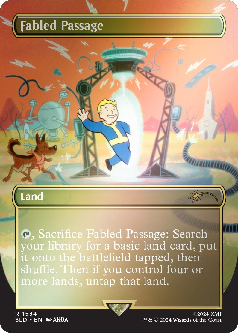 Fabled Passage (1534) (Rainbow Foil) (1534) (SLD)