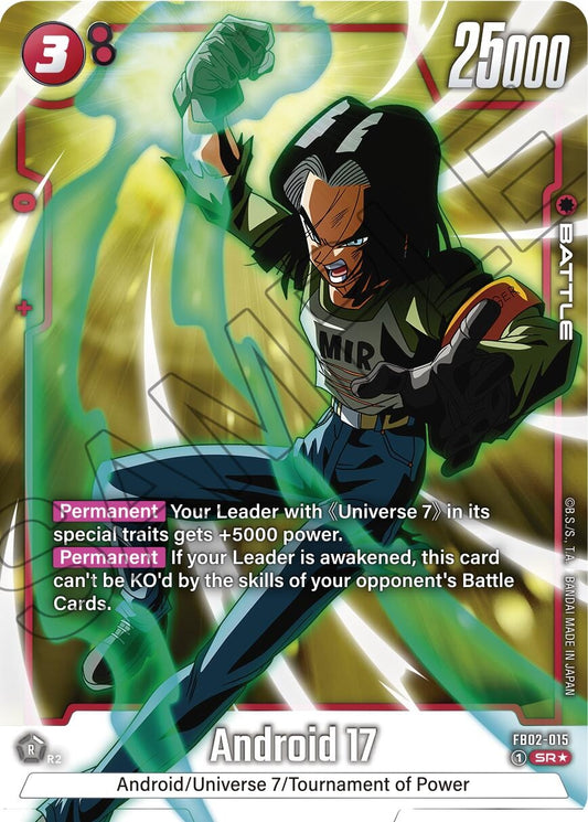 Android 17 - FB02-015 (Alternate Art) (FB02-015) (FB02)