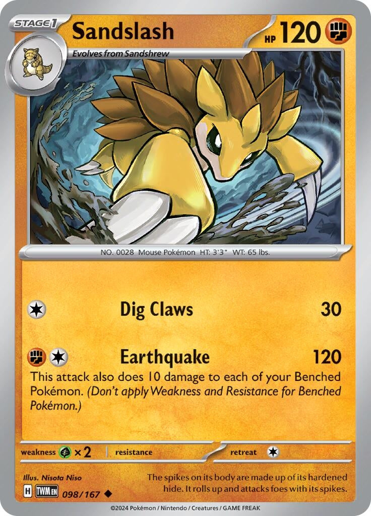 Sandslash (098/167) (TWM)