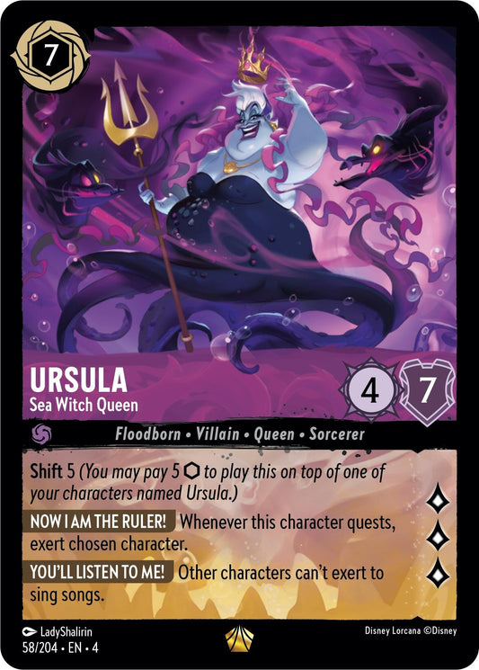 Ursula - Sea Witch Queen (58/204) (4)