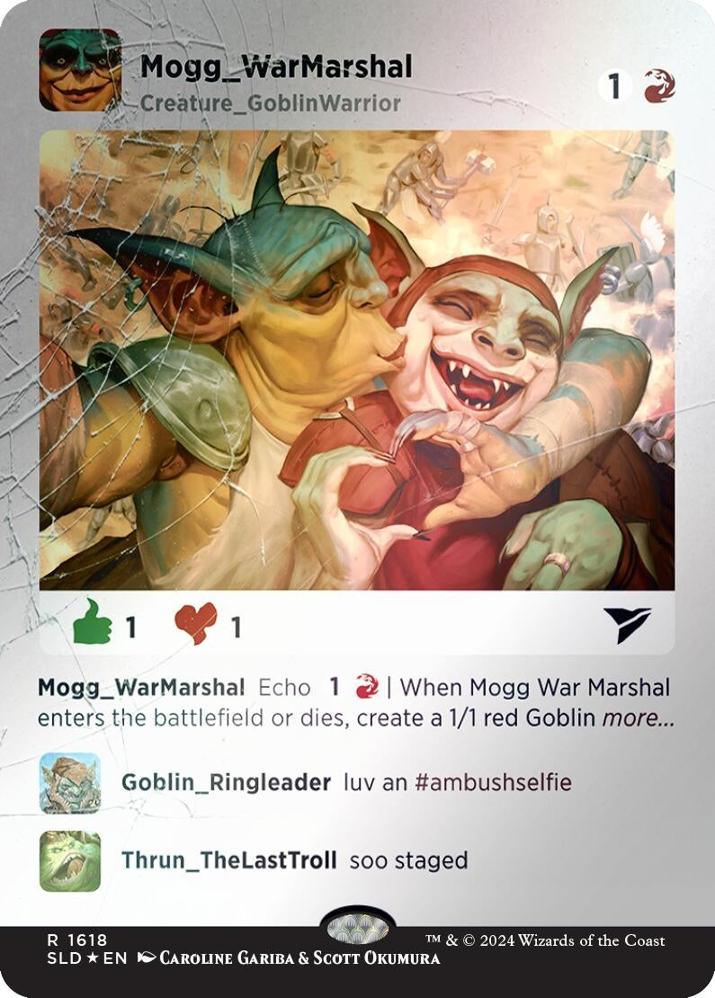 Mogg War Marshal (Rainbow Foil) (1618) (SLD)