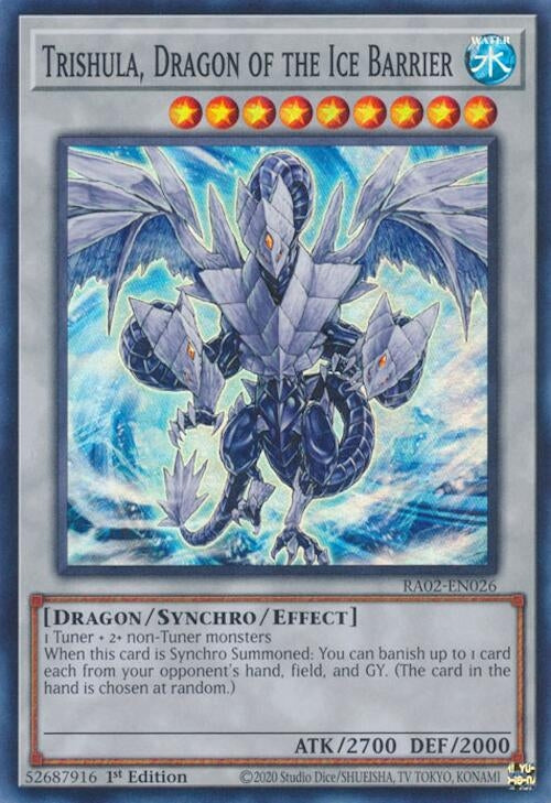 Trishula, Dragon of the Ice Barrier (RA02-EN026) (RA02)