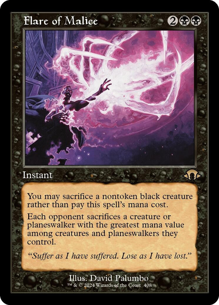 Flare of Malice (Retro Frame) (408) (MH3)
