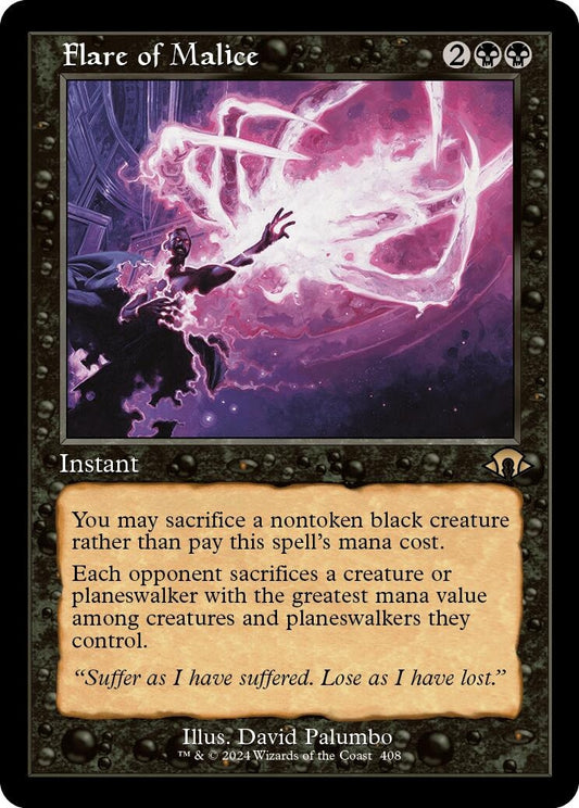 Flare of Malice (Retro Frame) (408) (MH3)
