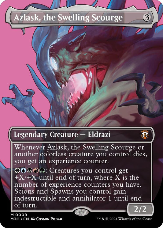 Azlask, the Swelling Scourge (Borderless) (9) (M3C)