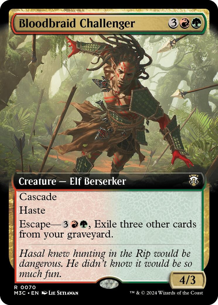Bloodbraid Challenger (Extended Art) (70) (M3C)