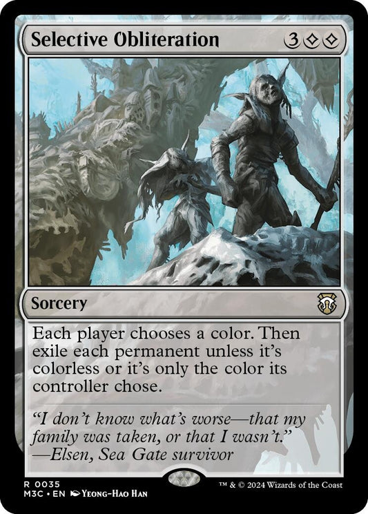 Selective Obliteration (35) (M3C)