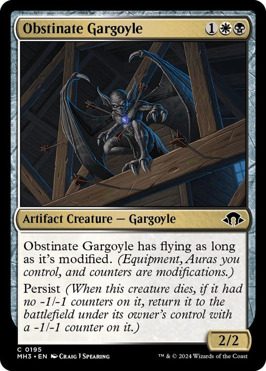 Obstinate Gargoyle (195) (MH3)