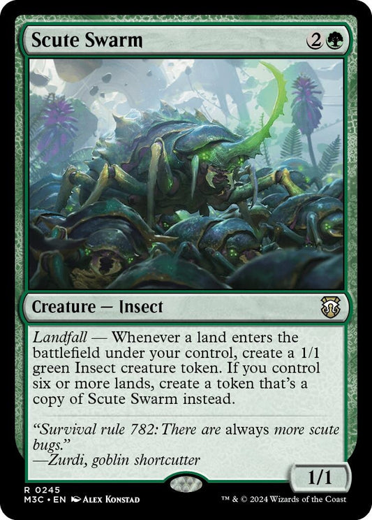 Scute Swarm (Ripple Foil) (245) (M3C)