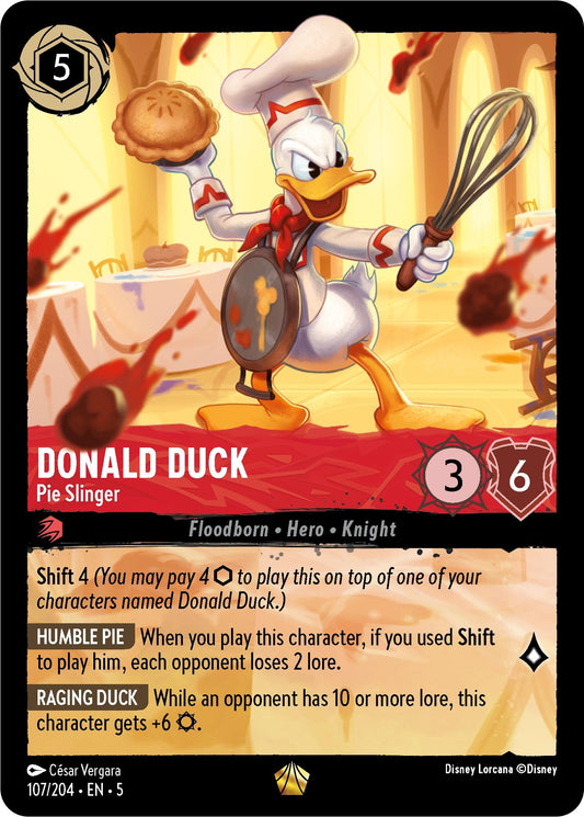 Donald Duck - Pie Slinger (107/204) (5)