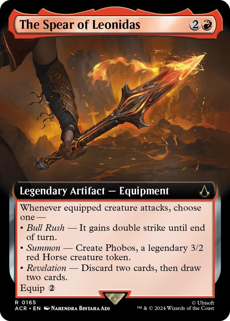 The Spear of Leonidas (Extended Art) (165) (Universes Beyond: Assassin's Creed) (ACR)