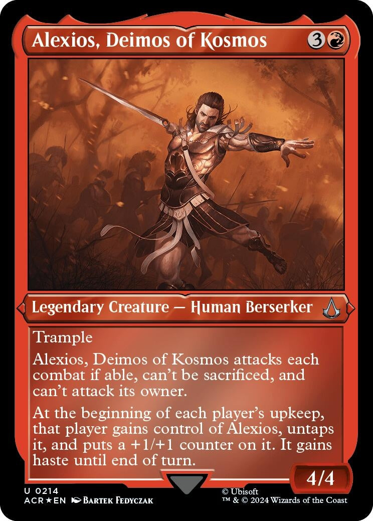 Alexios, Deimos of Kosmos (Foil Etched) (214) (ACR)