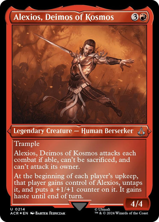 Alexios, Deimos of Kosmos (Foil Etched) (214) (ACR)