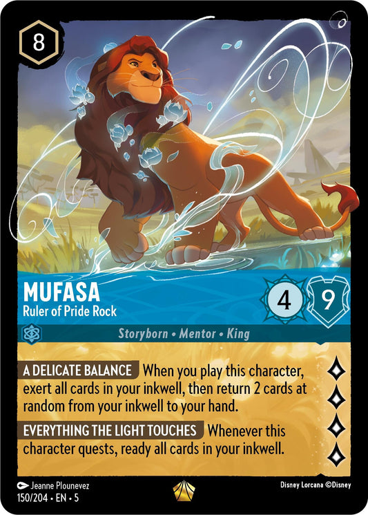 Mufasa - Ruler of Pride Rock (150/204) (5)