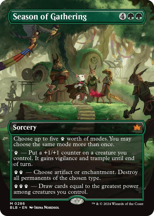 Season of Gathering (Borderless) (286) (BLB)