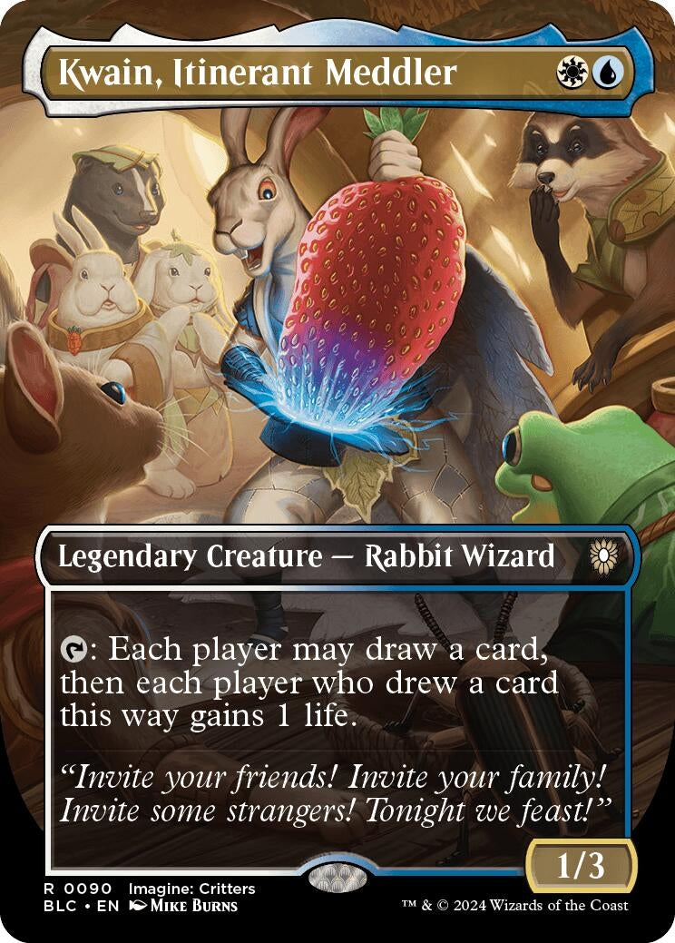 Kwain, Itinerant Meddler (Borderless) (90) (BLC)