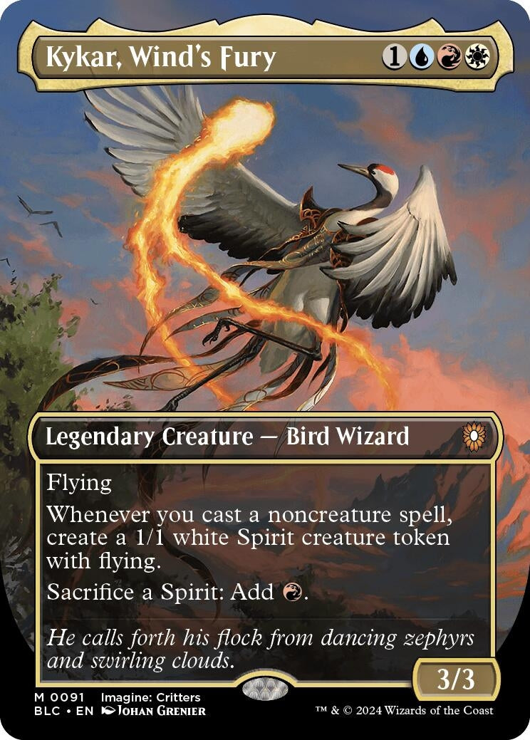 Kykar, Wind's Fury (Borderless) (91) (BLC)