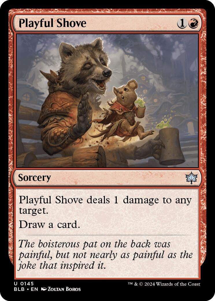 Playful Shove (145) (BLB)