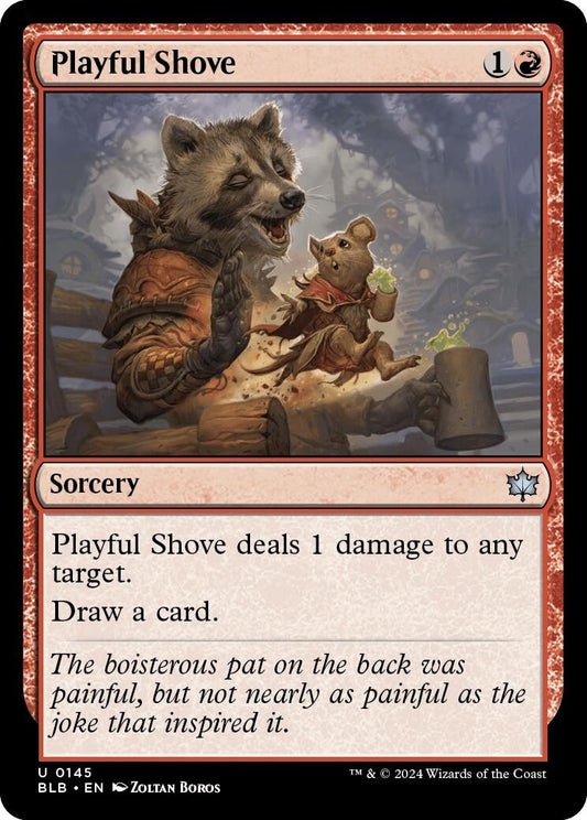 Playful Shove (145) (BLB)