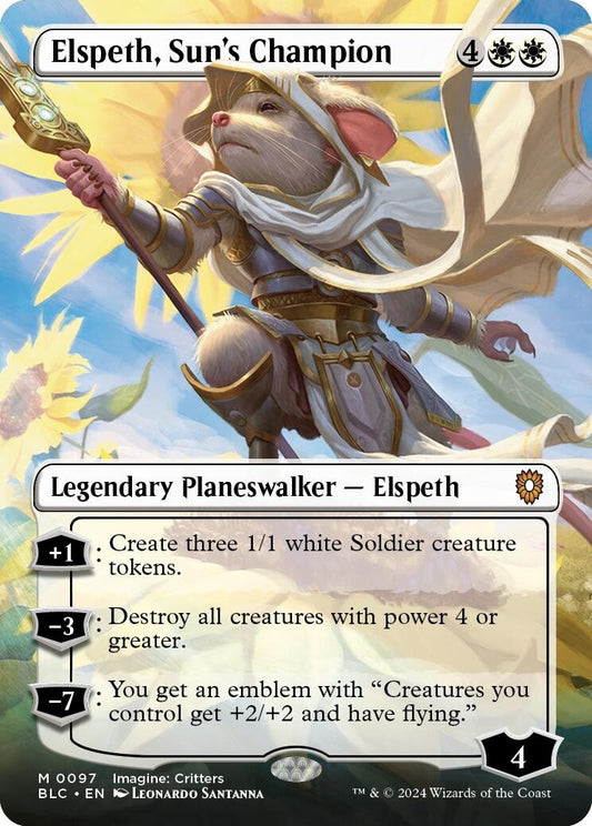 Elspeth, Sun's Champion (Borderless) (97) (BLC)