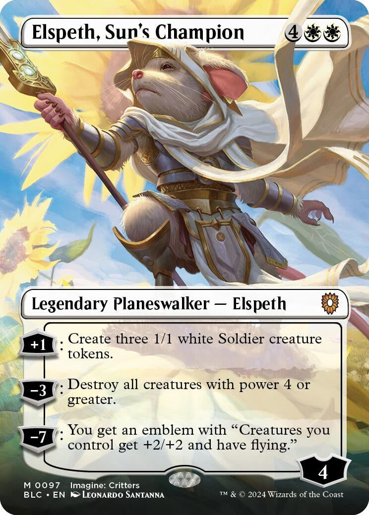 Elspeth, Sun's Champion (Borderless) (97) (BLC)