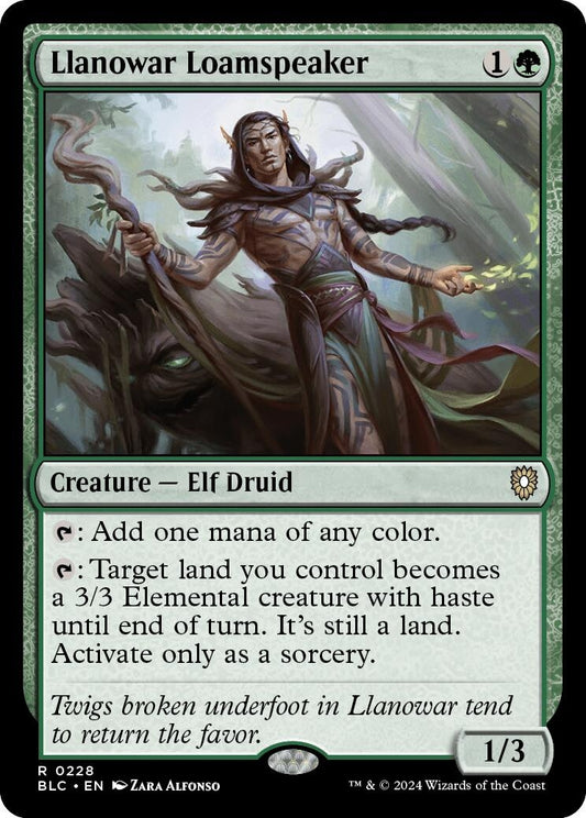 Llanowar Loamspeaker (228) (BLC)