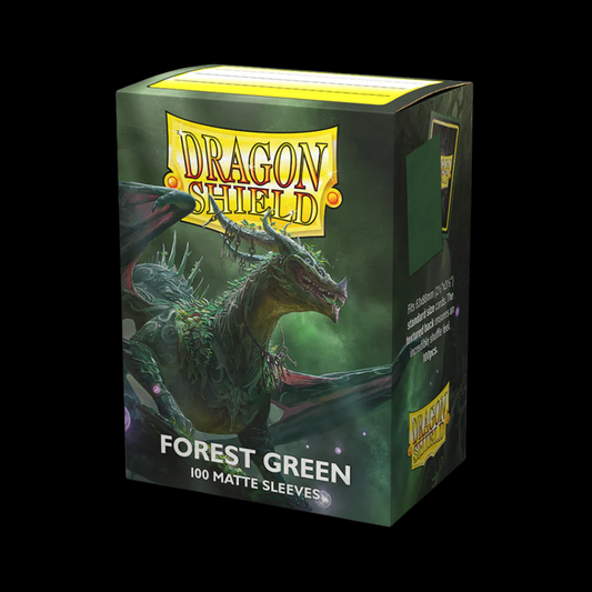 Dragon Shield Matte Forest Green Sleeves 100x