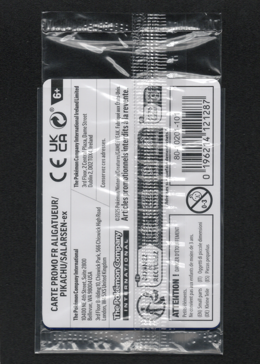 Pokemon Feraligatr Pikachu Toxtricity 213 Illustration Contest 2024 Promo Sealed