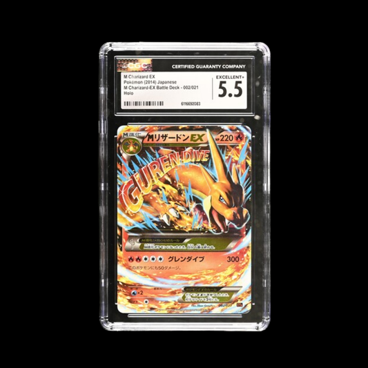 Pokemon JP Slab M Charizard EX 002 CGC 5.5 EX+ 2014