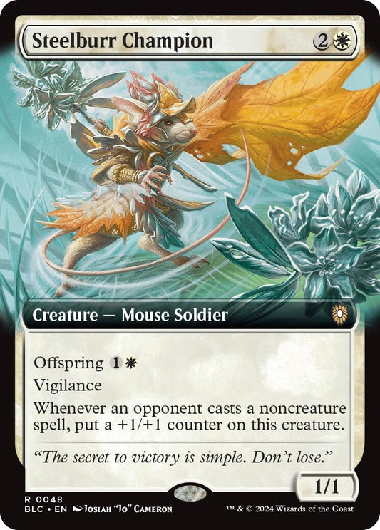 Steelburr Champion (Extended Art) (48) (BLC)