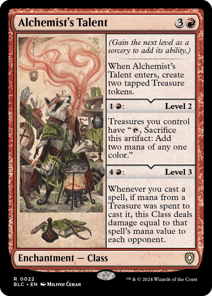 Alchemist's Talent (22) (BLC)