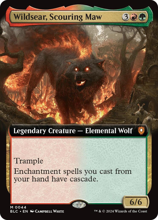 Wildsear, Scouring Maw (Extended Art) (44) (BLC)
