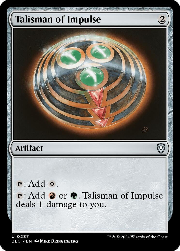Talisman of Impulse (287) (BLC)