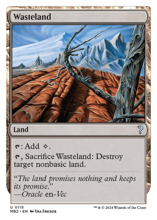 Wasteland (White Border) (115) (MB2)