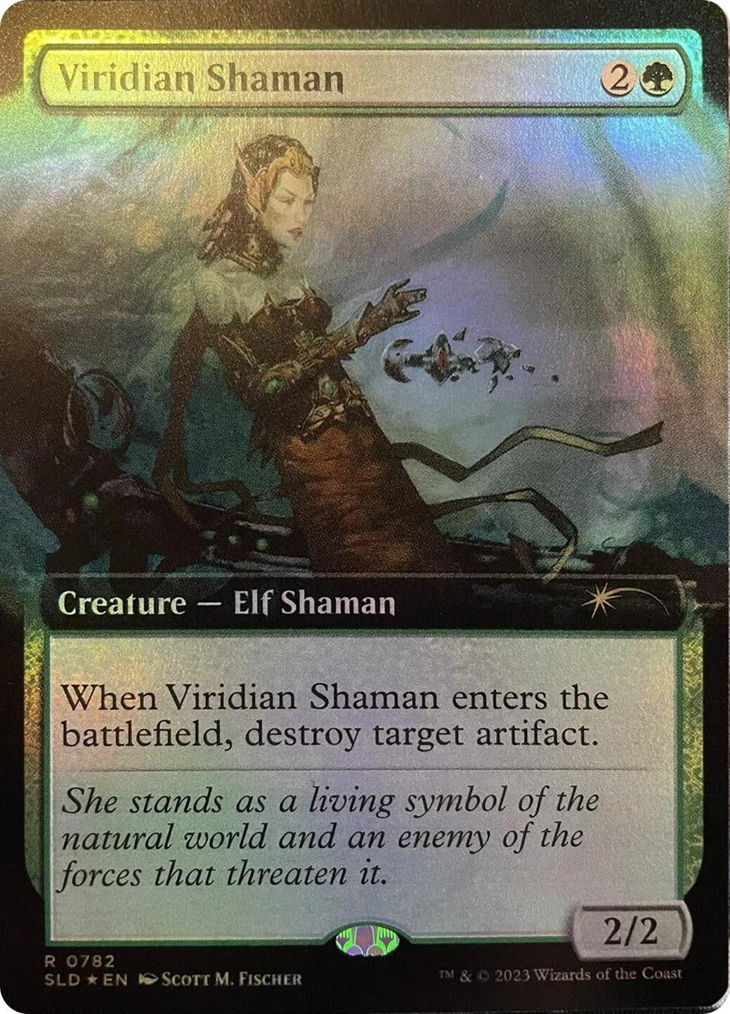 Viridian Shaman (Extended Art) (782) (SLD)