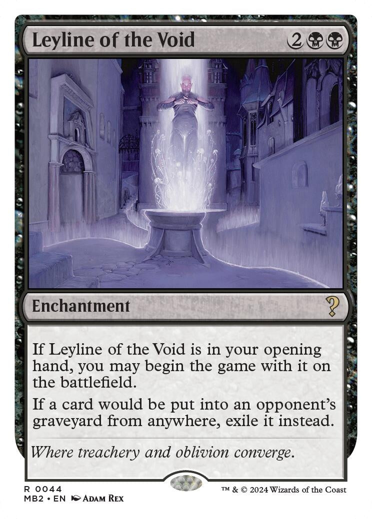 Leyline of the Void (White Border) (44) (MB2)