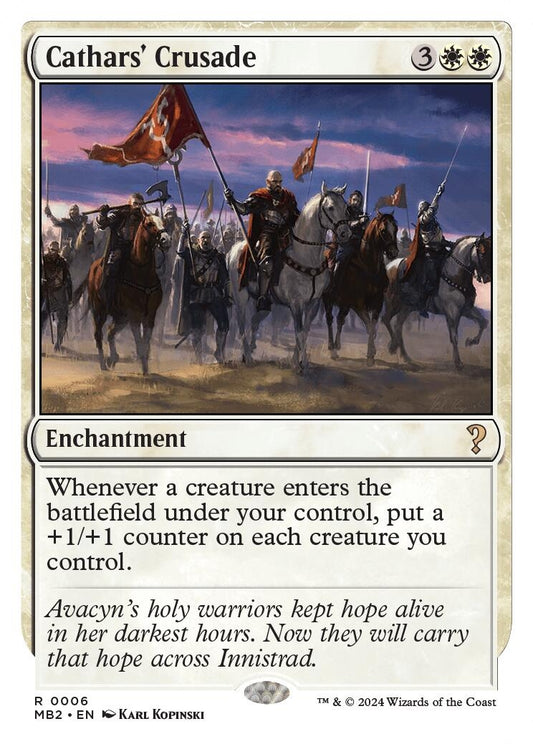 Cathars' Crusade (White Border) (6) (MB2)