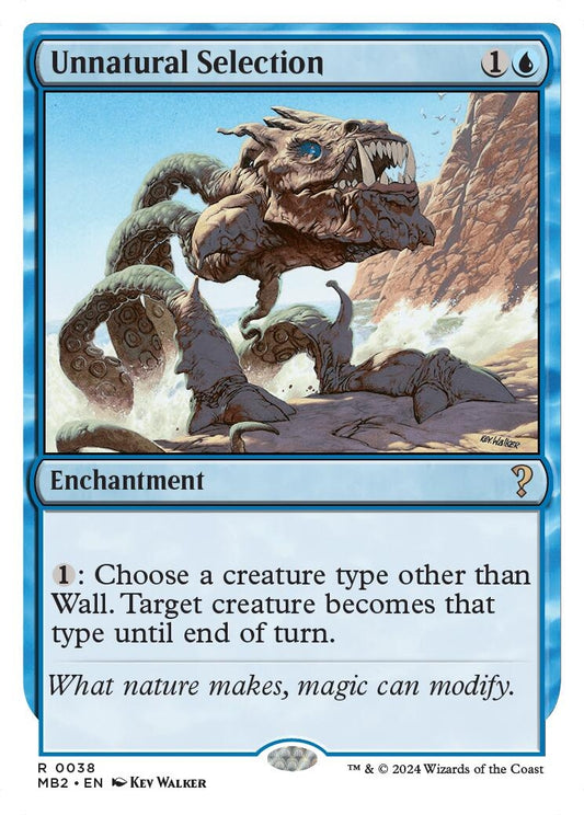 Unnatural Selection (White Border) (38) (MB2)
