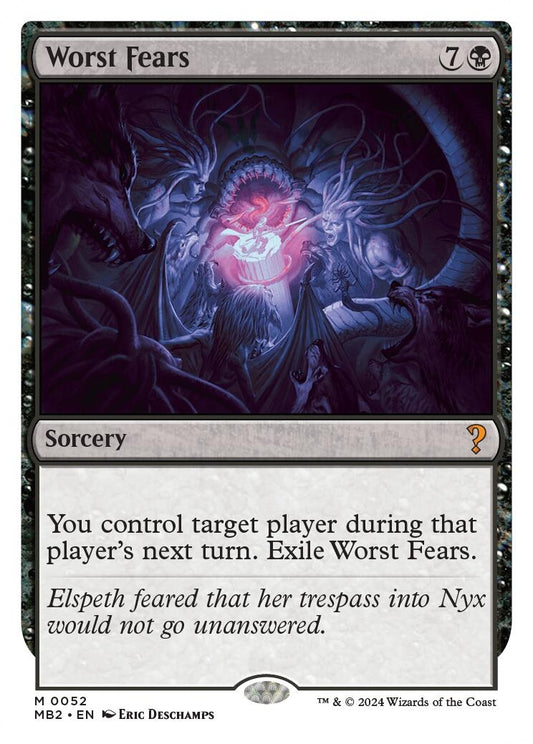 Worst Fears (White Border) (52) (MB2)