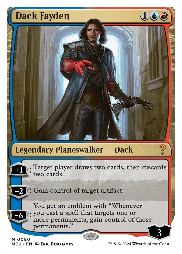 Dack Fayden (White Border) (80) (MB2)
