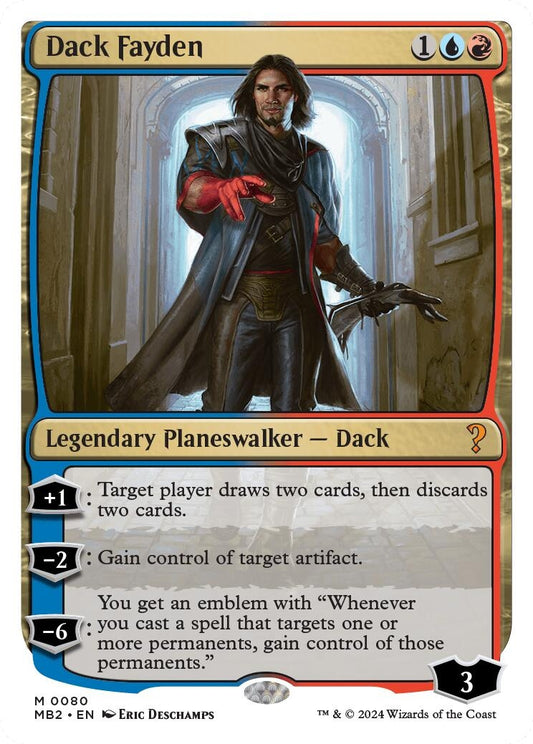 Dack Fayden (White Border) (80) (MB2)