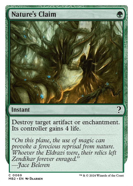 Nature's Claim (White Border) (69) (MB2)